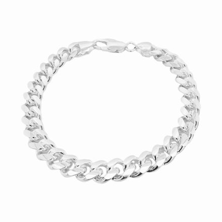 925 Sterling Silver Cuban Bracelets, solid & tight links in 7 mm width and available in 2 lengths. The bracelet is British Hallmarked and comes with a gift box. 