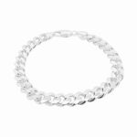 925 Sterling Silver Thick Cuban Bracelets, solid & tight links in 7.5 mm width and available in 2 lengths. The bracelet is British Hallmarked and comes with a gift box. 