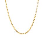 9k Yellow Gold Diamond Cut Belcher Chain - 2 mm