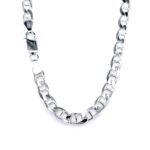 Solid Sterling Silver Anchor Chain - 6 mm - Image 2