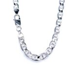 Solid Silver Anchor Chain - 6.5 mm - Image 2