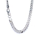 925 Sterling Silver Plain and Solid Cuban Chain - 5 mm - Image 2