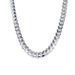 Plain and Solid Cuban 925 Sterling Silver Chain for Men – 5 mm