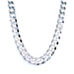 925 Sterling Silver Flat Curb Chain - 6 mm