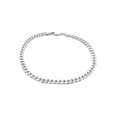Thin 925 Sterling Silver Cuban Bracelet - 4mm Solid & Tight Links Add a touch of elegance to your style with this Thin Cuban Bracelet crafted from 925 sterling silver. Featuring solid and tight 4mm wide links, this bracelet offers a sleek, understated look that’s perfect for both casual and formal wear. Available in two lengths—7.5 inches (19.0 cm) with a weight of 8.50 g and 8.5 inches (21.60 cm) with a weight of 9.40 g—this versatile piece provides a comfortable, lightweight fit. Key Features: Metal: 925 sterling silver Width: 4mm wide Lengths: 7.5 inches (19.0 cm) - 8.50 g 8.5 inches (21.60 cm) - 9.40 g Gift box included for a perfect presentation. Each bracelet is securely packaged and sent out in an elegant gift box, making it an ideal gift for a loved one or a sleek addition to your own jewelry collection.