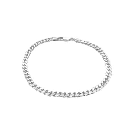 Thin 925 Sterling Silver Cuban Bracelet - 4mm Solid & Tight Links Add a touch of elegance to your style with this Thin Cuban Bracelet crafted from 925 sterling silver. Featuring solid and tight 4mm wide links, this bracelet offers a sleek, understated look that’s perfect for both casual and formal wear. Available in two lengths—7.5 inches (19.0 cm) with a weight of 8.50 g and 8.5 inches (21.60 cm) with a weight of 9.40 g—this versatile piece provides a comfortable, lightweight fit. Key Features: Metal: 925 sterling silver Width: 4mm wide Lengths: 7.5 inches (19.0 cm) - 8.50 g 8.5 inches (21.60 cm) - 9.40 g Gift box included for a perfect presentation. Each bracelet is securely packaged and sent out in an elegant gift box, making it an ideal gift for a loved one or a sleek addition to your own jewelry collection.
