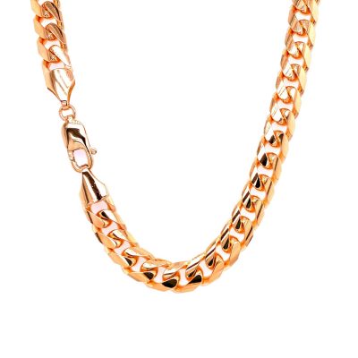 Gold chain for man in Miami Cuban style