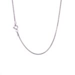 14k White Gold Snake Chain - 1.1 mm - Image 2