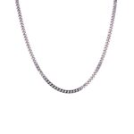 9k White Gold Curb Chain - 2.1 mm