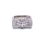 Men's Stone Set 925 Sterling Silver Ring - SR00030