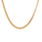 9k Yellow Gold Solid Italian Franco Chain - 4 mm