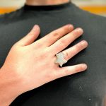 Sterling Silver 925 Star Ring Iced Out- SR0034 - Image 4