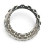 925 Sterling Silver Band Iced Out - SR00040 - Image 3