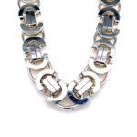 Heavy Silver Flat Byzantine Chain - 16 mm