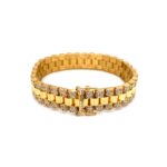 9k Rolex Inspired Bracelet With Stones