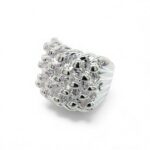 5 Row Keeper 925 Sterling Silver Ring - 17 mm - Image 3