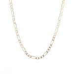 9k Yellow Gold Figaro Chain - 2.5 mm - Image 2