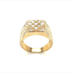 Mens VS1 Diamond Gold Signet Ring 1.28 ct - TJNZ0006 - Image 3