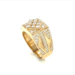 Mens VS1 Diamond Gold Signet Ring 1.28 ct - TJNZ0006 - Image 2