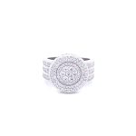 925 Sterling Silver Stone Set Cz Ring - SR00092 - Image 2
