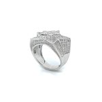 Sterling Silver 925 Star Ring 3D Design - SR00077 - Image 4