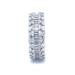 925 Sterling Silver Baguette Band - SR00116 - Image 2