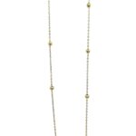 14k Yellow Gold Solid Ball Chain - 2.50 mm - Image 2