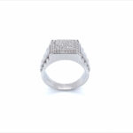 9k & 18k White Gold Diamond Rolex Inspired Ring - 0.40 ct - Image 3