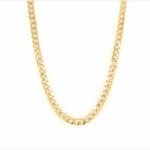 9k Yellow Gold Cuban Chain - 3 mm - Image 2
