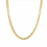 9k Yellow Gold Solid Cuban Chain - 4 mm - Image 2