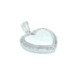 925 Sterling Silver Heart Picture Pendant - Medium Size - Image 3