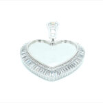 925 Sterling Silver Heart Picture Pendant - Medium Size - Image 2