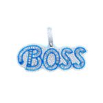 925 Sterling Silver Glow In The Dark Boss Pendant