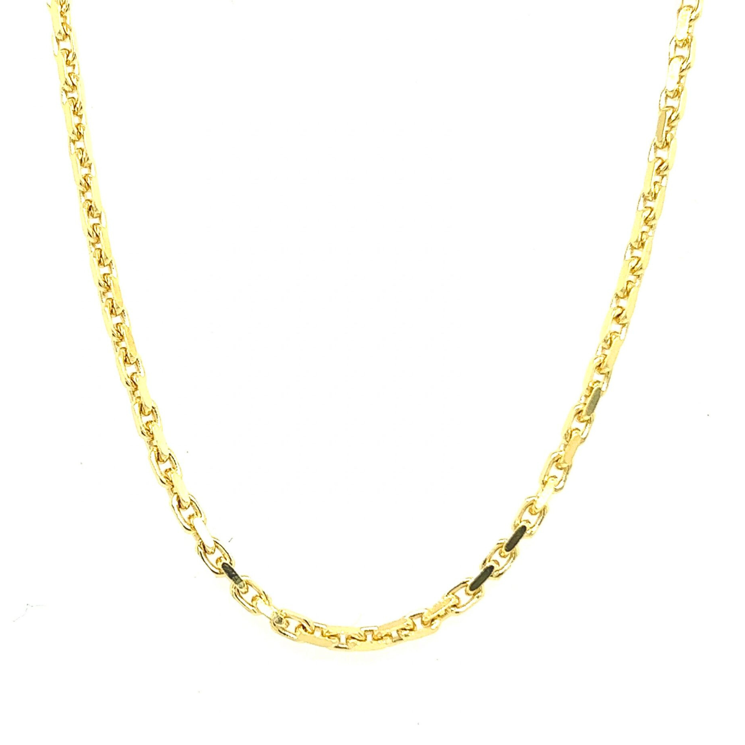 thumbnail image 2 of 14K Solid Gold Cuban Link Chain Necklace – 2.0mm – Unisex – Lengths 16 2 of 4