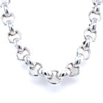 925 Sterling Silver Plain Belcher Chain - 14 mm