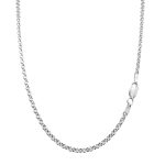 925 sterling silver belcher chain for men women and children 2.7 mm wide. Solid everyday use 16 inches to 30 inches.