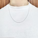925 sterling silver belcher chain for men women and children 2.7 mm wide. Solid everyday use 16 inches to 30 inches.