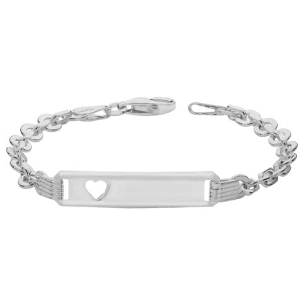 925 sterling silver trace kids ID bracelet.