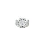 925 Sterling Silver Iced Out Ring - SR00054 - Image 2