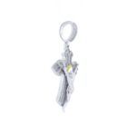 925 Sterling Silver Baguette Set Crusifix Cross Pendant - 57 x 29 mm - Image 2