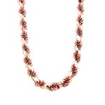 9k Rose Gold Solid Diamond Cut Rope Chain - 6 mm