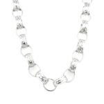 925 Sterling Silver Oval Shaped Belcher Chain – 9.5 mm