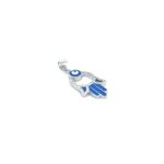 925 Sterling Silver Hamza Hand Eye Pendant - 32x15 mm - Image 2
