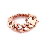 9k Rose Gold Miami Cuban Bracelet - 18 mm - Image 4