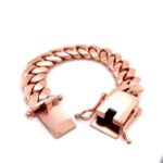 9k Rose Gold Miami Cuban Bracelet - 18 mm
