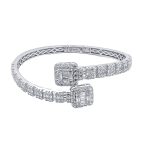 Womens Silver Bangles