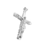 silver cross for men, women and children/kids with byzantine design. Kejsar link.