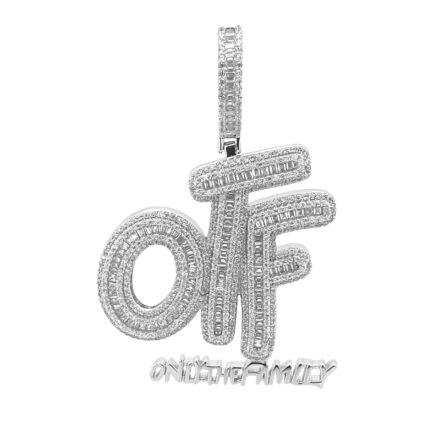925 sterling silver only the family pendant stones set with cubic zirconia stones.