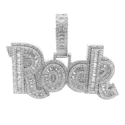 925 sterling silver the text rock with cubic zirconia stones.