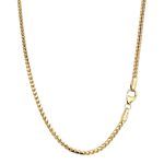 9ct yellow gold solid 9k gold foxtail franco chain.